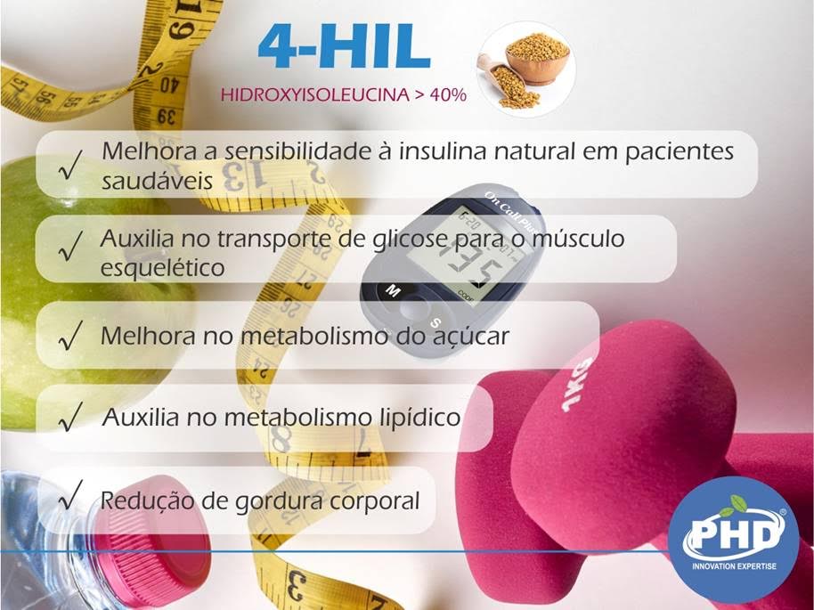 4-HIL (4-HidroxyIsoleucina) 200mg 60 Cápsulas